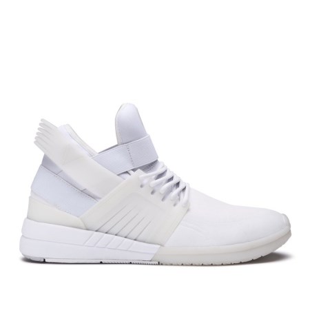 Supra Skytop V Hvite Høye Sneakers Herre [NO-6-U698]